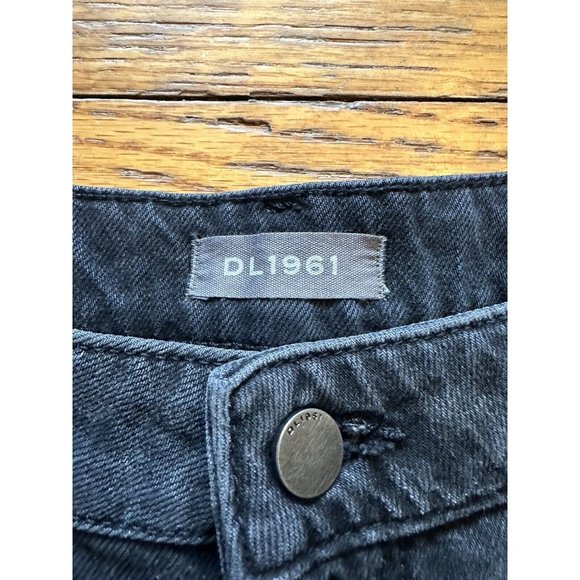 NWT DL1961 Karlie Boyfriend Shorts Size 30 Ore/Black - Picture 4 of 8